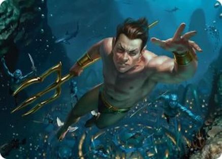 Namor the Sub-Mariner Art Card (AAMSH-006) - [Art Series: Marvel Super Heroes]