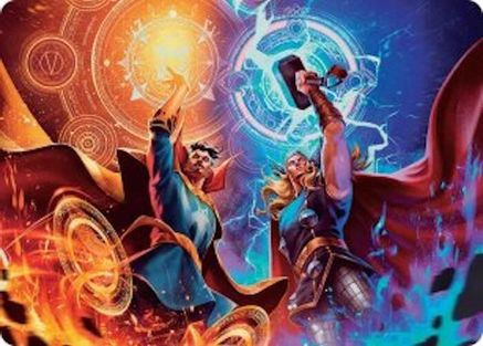 We Say Thee Nay! Art Card (AAMSH-007) - [Art Series: Marvel Super Heroes]