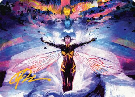 Pym Particles Art Card (Gold-Stamped Signature) (AAMSH-008) - [Art Series: Marvel Super Heroes]