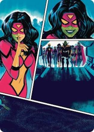 Secret Invasion Art Card (AAMSH-018) - [Art Series: Marvel Super Heroes]