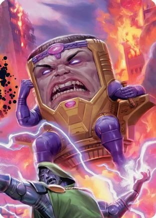 M.O.D.O.K., Evil Intellect Art Card (AAMSH-009) - [Art Series: Marvel Super Heroes]