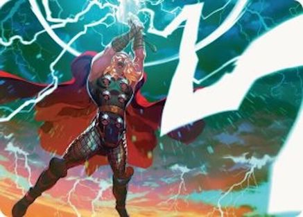 Lightning Strike Art Card (AAMSH-011) - [Art Series: Marvel Super Heroes]