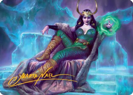 Lady Loki, Agent of Chaos Art Card (Gold-Stamped Signature) (AAMSH-033) - [Art Series: Marvel Super Heroes]