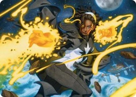 Photon, Mighty Marvel Art Card (AAMSH-034) - [Art Series: Marvel Super Heroes]