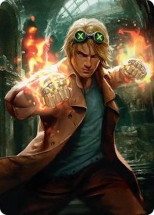 Chase Stein, Runaway Art Card (AAMSH-043) - [Art Series: Marvel Super Heroes]