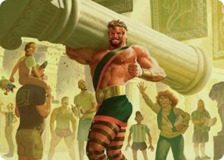 Hercules, Prince of Power Art Card (AAMSH-013) - [Art Series: Marvel Super Heroes]