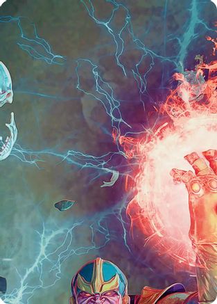 Thanos, the Mad Titan Art Card (2/9) (AAMSH-002) - [Art Series: Marvel Super Heroes]