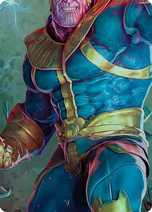 Thanos, the Mad Titan Art Card (5/9) (AAMSH-005) - [Art Series: Marvel Super Heroes]