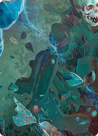 Thanos, the Mad Titan Art Card (6/9) (AAMSH-006) - [Art Series: Marvel Super Heroes]