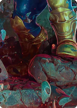 Thanos, the Mad Titan Art Card (8/9) (AAMSH-008) - [Art Series: Marvel Super Heroes]