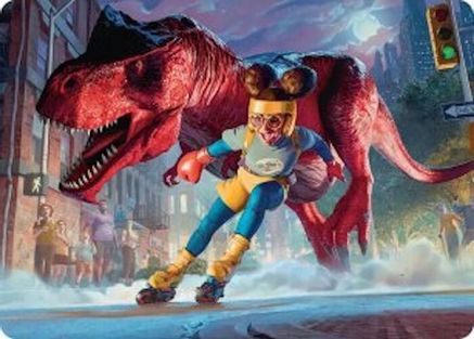 Moon Girl and Devil Dinosaur Art Card (AAMSH-014) - [Art Series: Marvel Super Heroes]