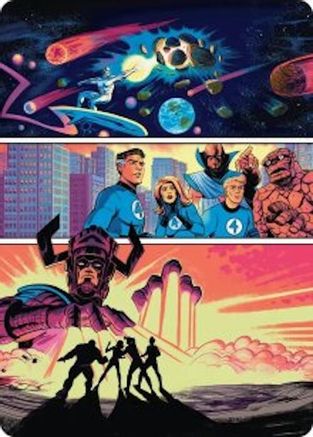The Coming of Galactus Art Card (AAMSH-020) - [Art Series: Marvel Super Heroes]