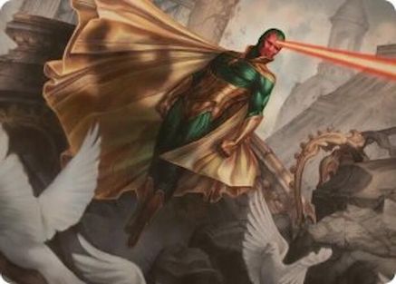 The Vision Art Card (AAMSH-015) - [Art Series: Marvel Super Heroes]