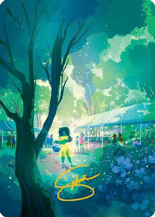 Forest Art Card (Gold-Stamped Signature) (AAMSH-017) - [Art Series: Marvel Super Heroes]