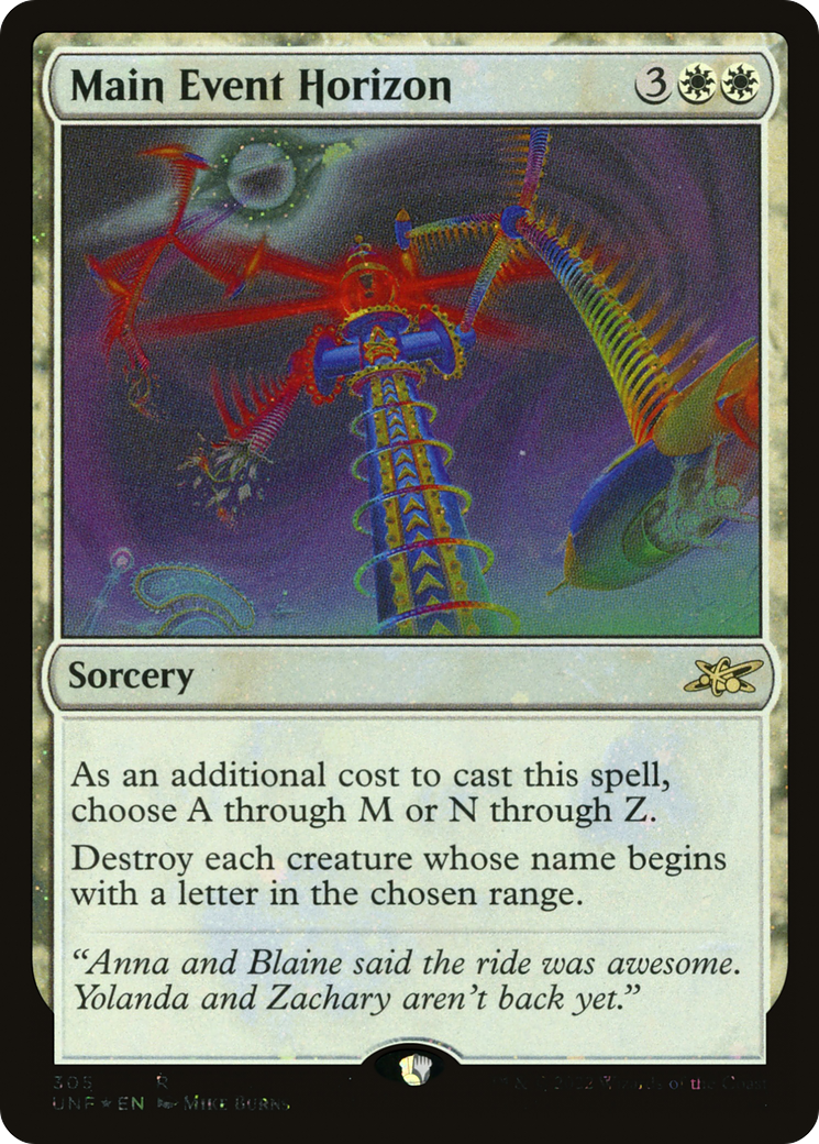 Main Event Horizon (UNF-305) - [Unfinity] Foil