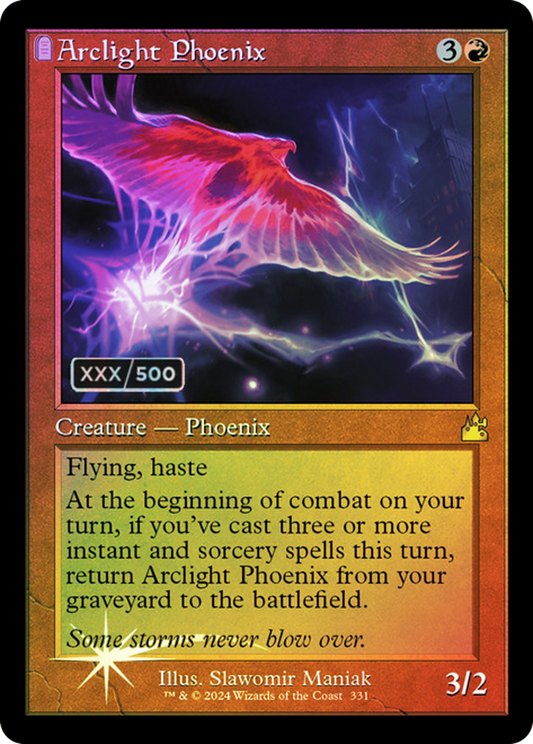 Arclight Phoenix (RVR-331Z) - [Ravnica Remastered]: (tombstone) Foil