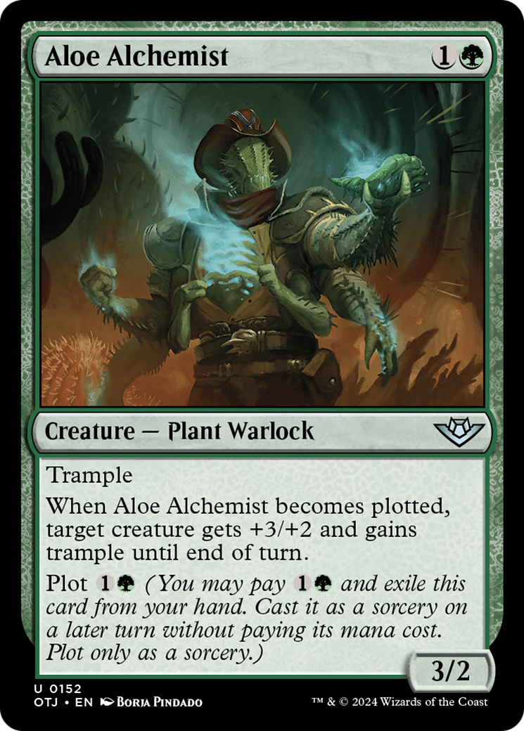 Aloe Alchemist (OTJ-152) - [Outlaws of Thunder Junction] Foil