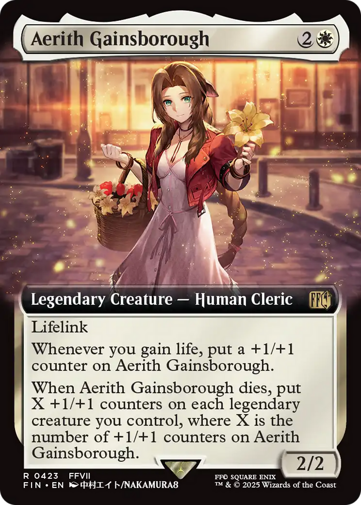 Aerith Gainsborough (Extended Art) (FIN-423) - [FINAL FANTASY]: (Extended Art)