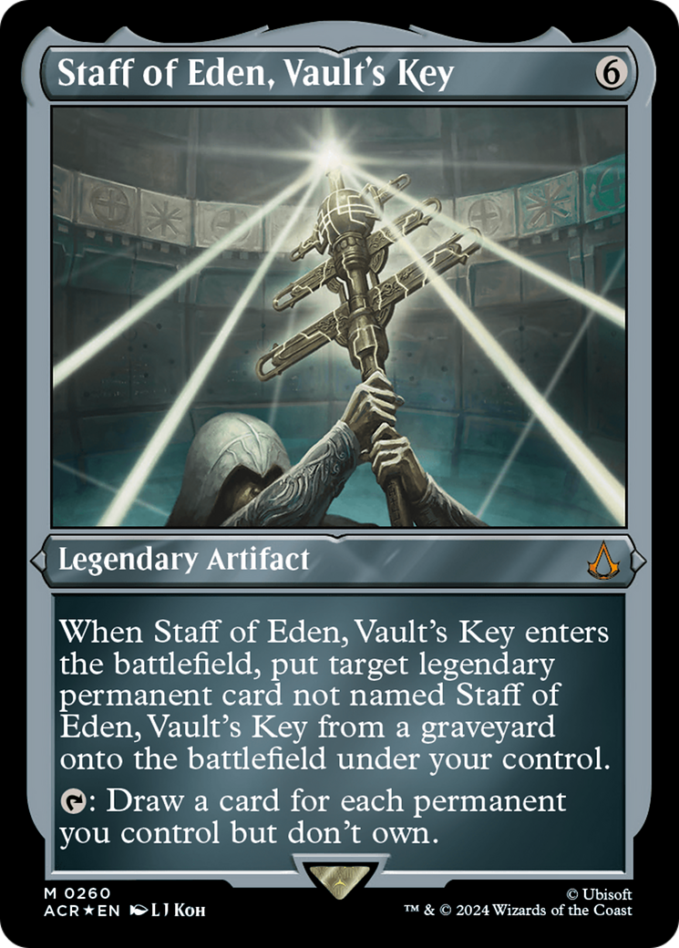 Staff of Eden, Vault's Key (ACR-260) - [Assassin's Creed] Etched Foil