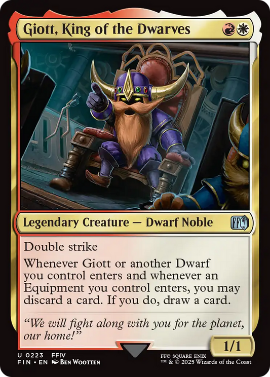 Giott, King of the Dwarves (FIN-223) - [FINAL FANTASY] Foil