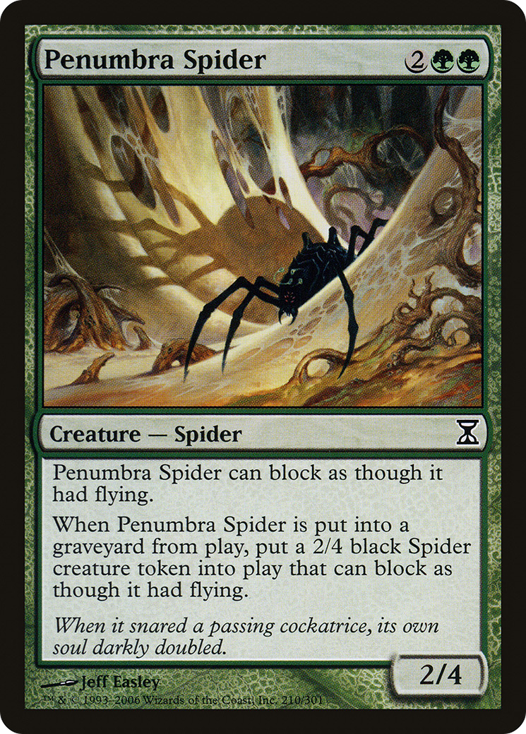Penumbra Spider (TSP-210) - [Time Spiral] Foil