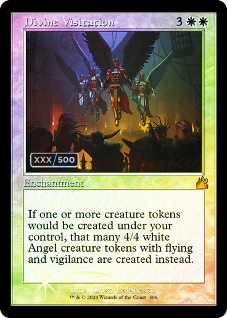 Divine Visitation (RVR-306Z) - [Ravnica Remastered] Foil