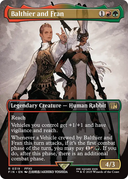 Balthier and Fran (Borderless) (0319) (FIN-319) - [FINAL FANTASY] (Borderless) Foil