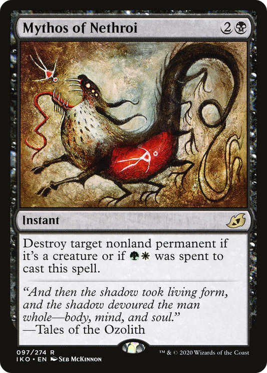 Mythos of Nethroi (IKO-097) - [Ikoria: Lair of Behemoths] Foil