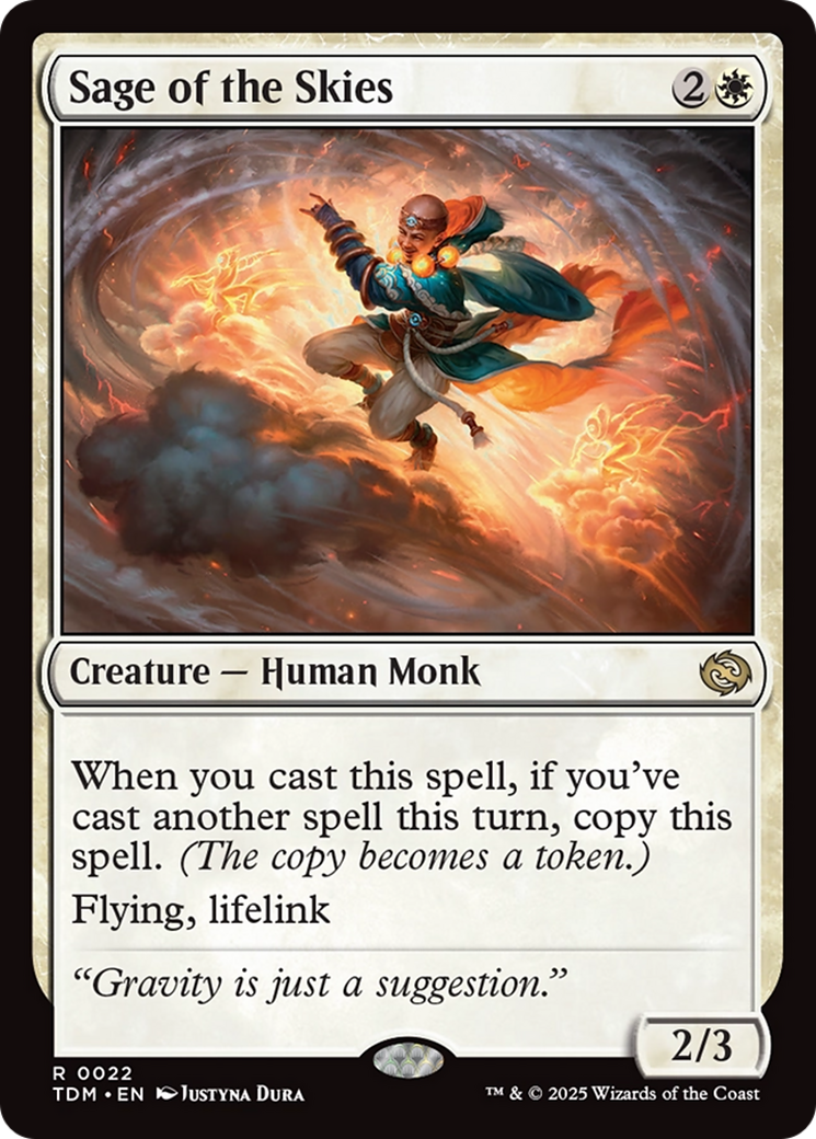 Sage of the Skies (TDM-022) - [Tarkir: Dragonstorm]
