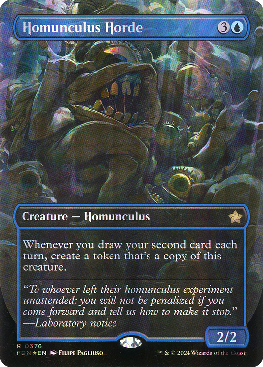 Homunculus Horde (FDN-376) - [Foundations] (Borderless) Foil