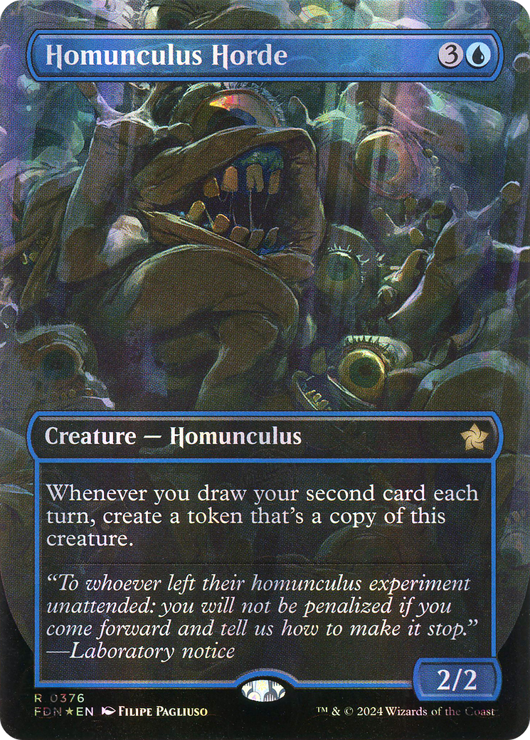 Homunculus Horde (FDN-376) - [Foundations] (Borderless) Foil