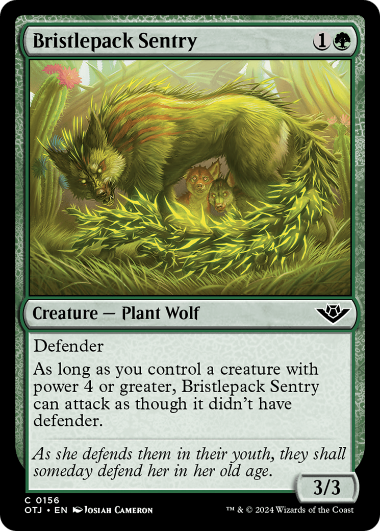 Bristlepack Sentry (OTJ-156) - [Hors-la-loi de Thunder Junction] Foil 