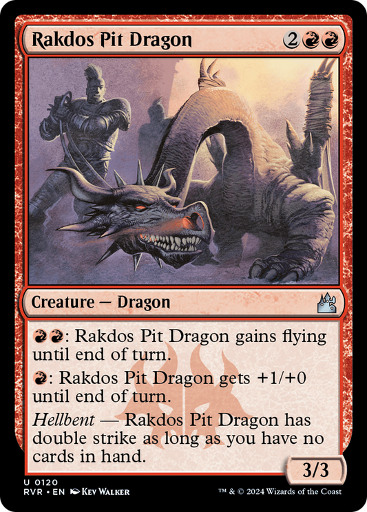 Rakdos Pit Dragon (RVR-120) - [Ravnica Remastered] Foil