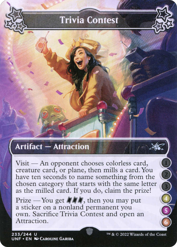Trivia Contest (UNF-233F) - [Unfinity]