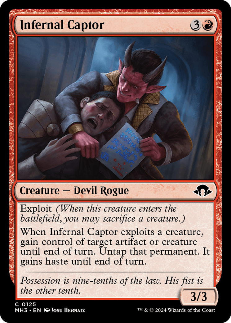Capteur infernal (MH3-125) - [Modern Horizons 3] Foil 