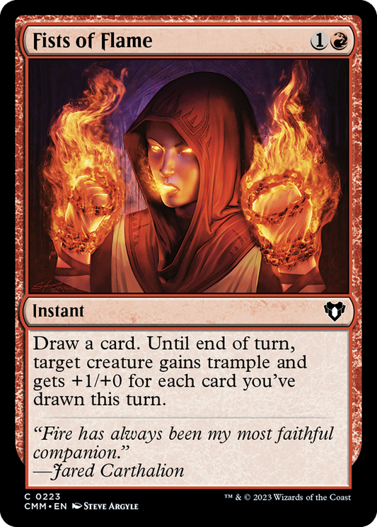 Fists of Flame (CMM-223) - [Commander Masters]