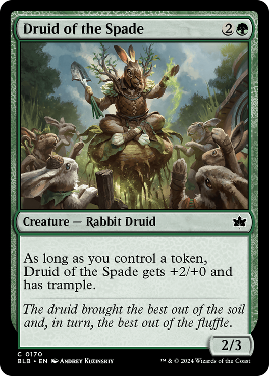 Druid of the Spade (BLB-170) - [Bloomburrow] Foil