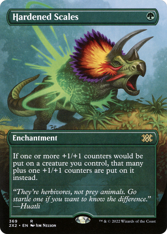 Hardened Scales (2X2-369) - [Double Masters 2022] (Borderless) Foil