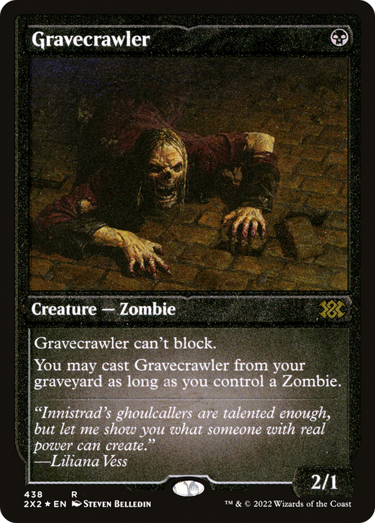 Gravecrawler (2X2-438) - [Double Masters 2022] Foil