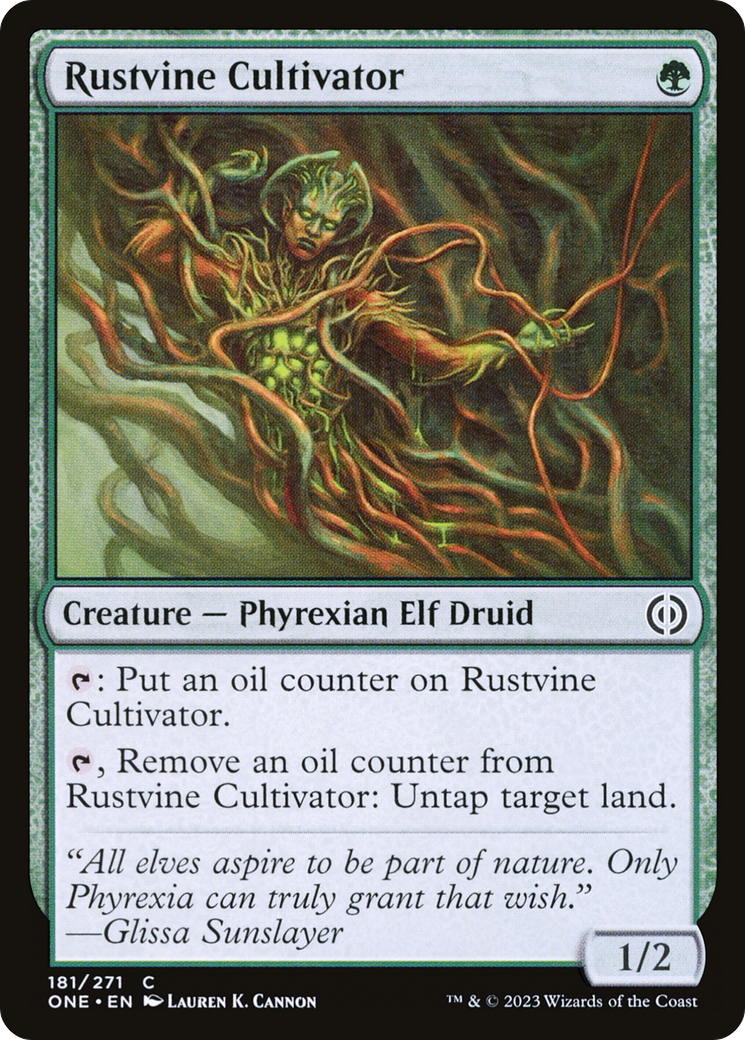 Rustvine Cultivator (ONE-181) - [Phyrexia: All Will Be One]