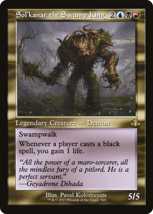 Sol'kanar the Swamp King (DMR-368) - [Dominaria Remastered] Foil