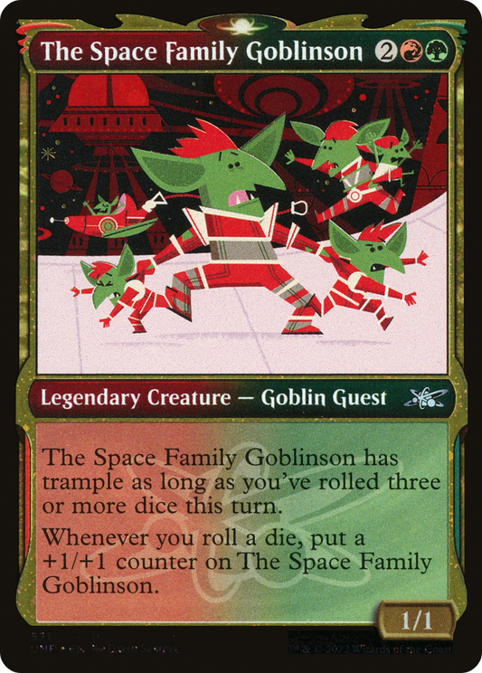 The Space Family Goblinson (UNF-521) - [Unfinity]: (Showcase) Foil