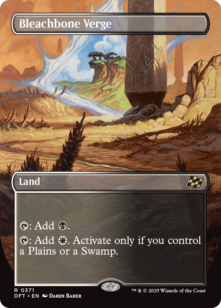 Bleachbone Verge (Borderless) (DFT-371) - [Aetherdrift] Foil