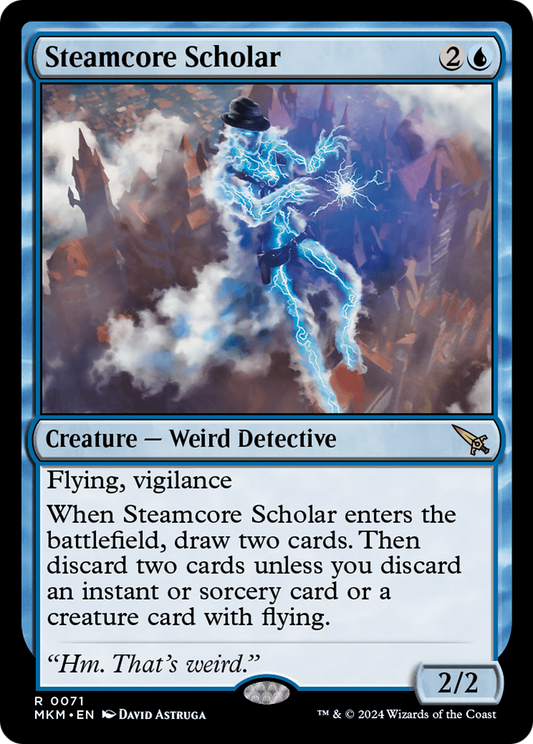 Steamcore Scholar (MKM-071) - [Murders at Karlov Manor] Foil