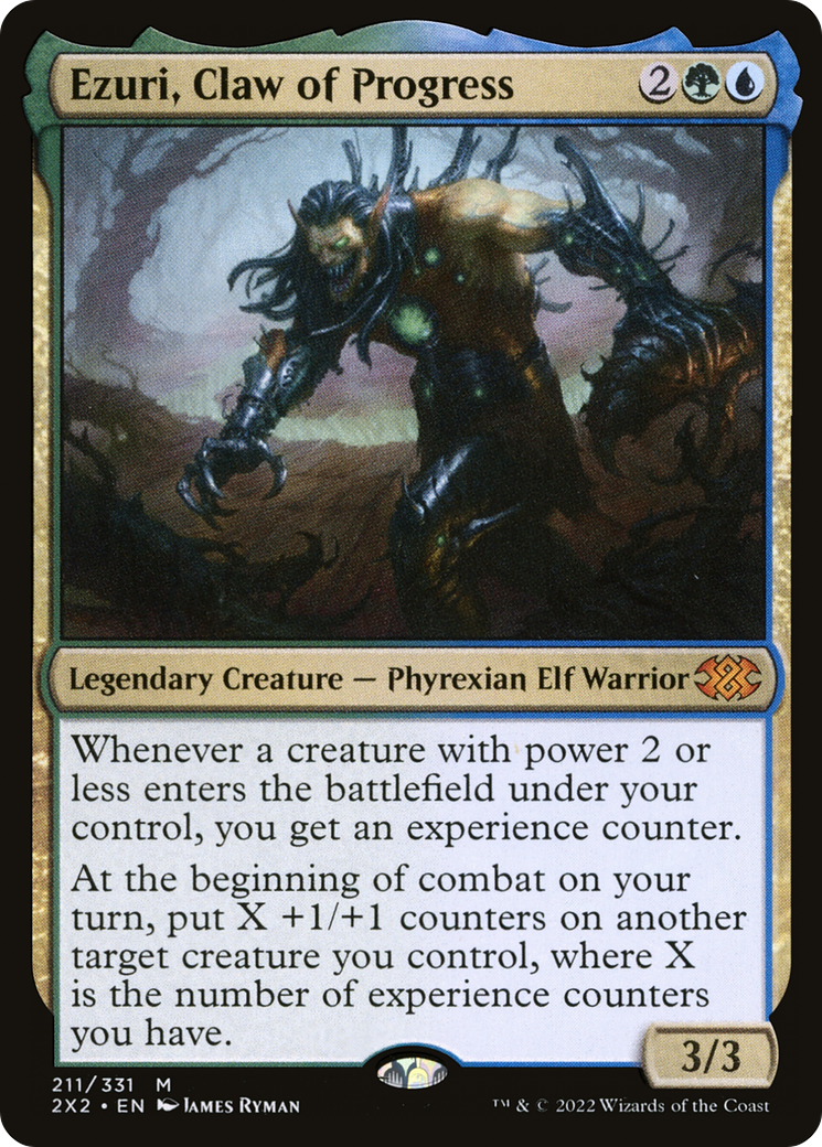 Ezuri, Claw of Progress (2X2-211) - [Double Masters 2022] Foil