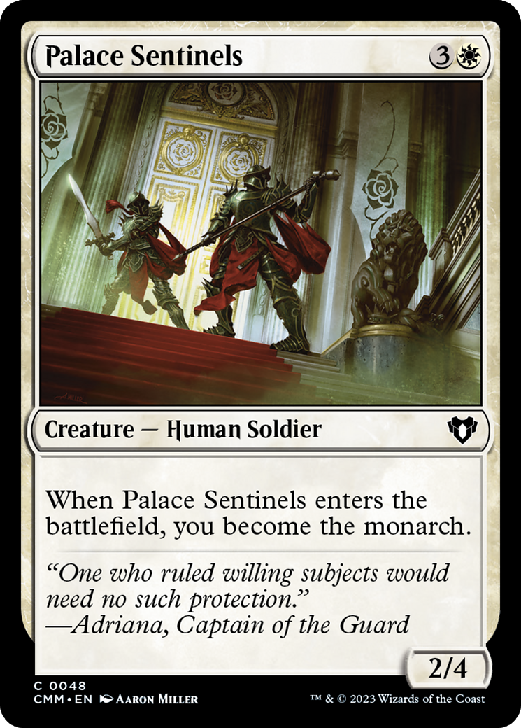 Palace Sentinels (CMM-048) - [Commander Masters]