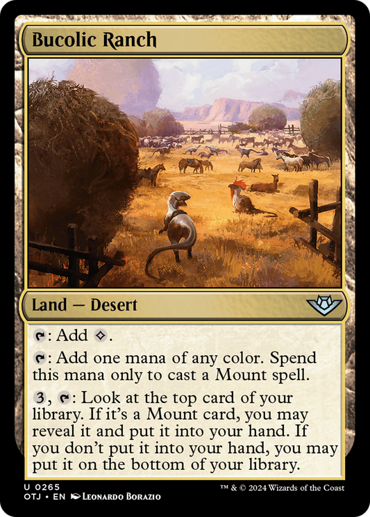 Bucolic Ranch (OTJ-265) - [Outlaws of Thunder Junction] Foil