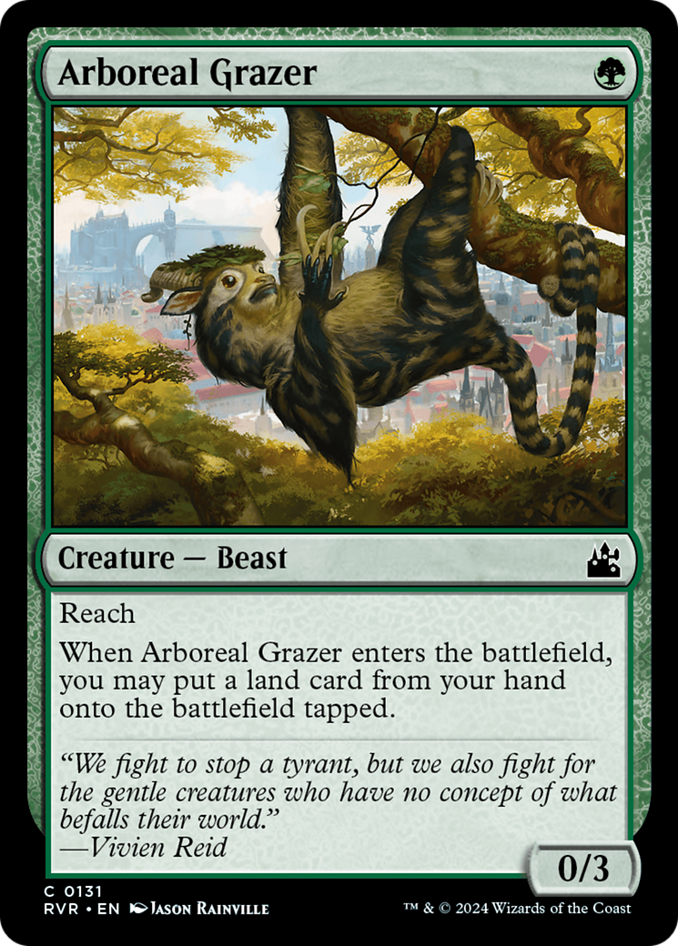 Arboreal Grazer (RVR-131) - [Ravnica Remastered] Foil