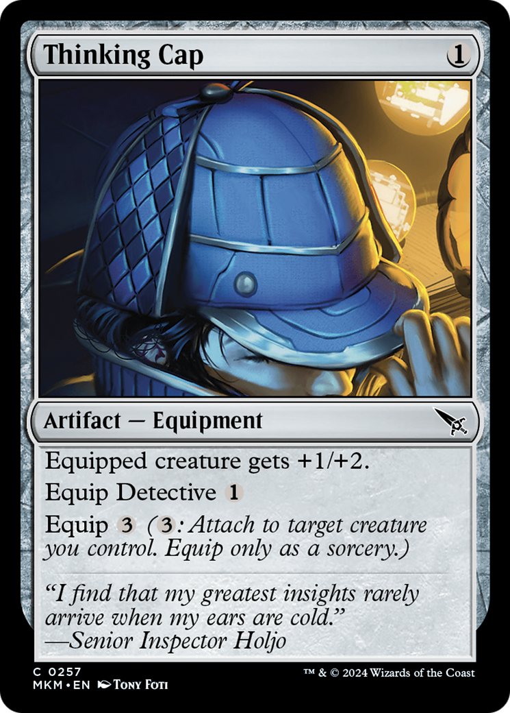 Thinking Cap (MKM-257) - [Murders at Karlov Manor] Foil