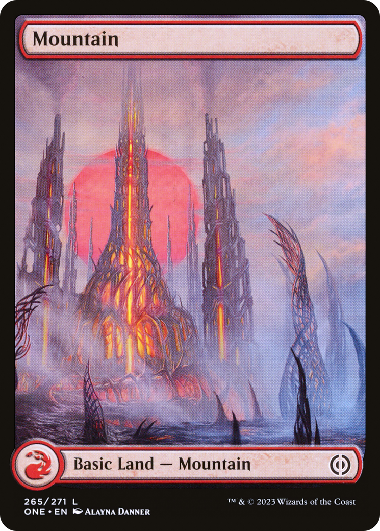 Mountain (ONE-265) - [Phyrexia: All Will Be One]